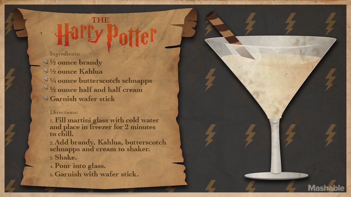 In honor of Harry (and Jos) birthdays, raise your wands and enjoy one (or more?) of these magical drinks! :)