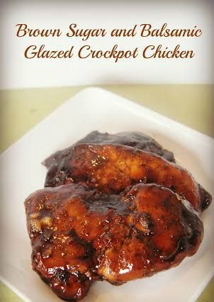 In the crockpot right now…..  Easy Brown Sugar Crock Pot Chicken recipe
