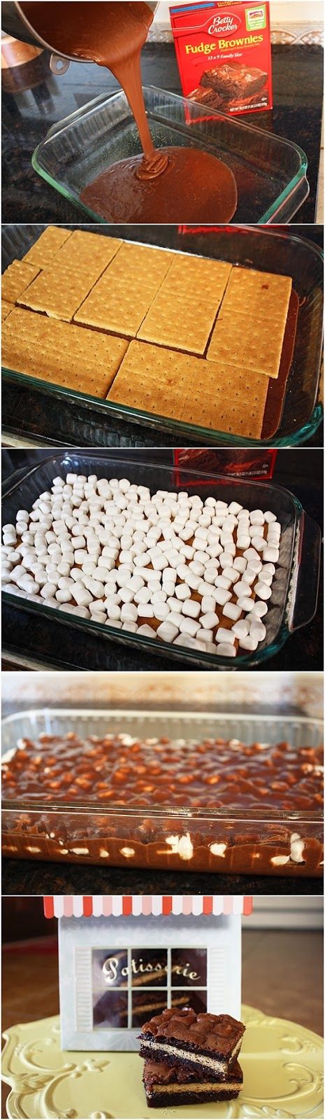 Inside Out S’mores Bars ~Like the incredible taste of s’more but aren’t going to spent hours on kitchen while making them?