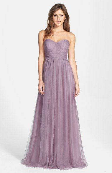 Jenny Yoo Annabelle Convertible Tulle Column Dress available at #Nordstrom