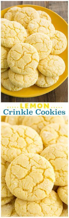 Lemon Crinkle Cookies – these are definitely a new favorite! I couldnt stop eating these! So lemony and their texture is amazing.