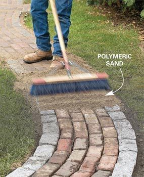 lots of tips for building brink paths and retaining walls