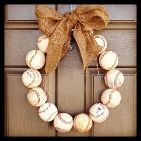 Love this idea!  Time to dig through the garage/house for all those extra baseballs!