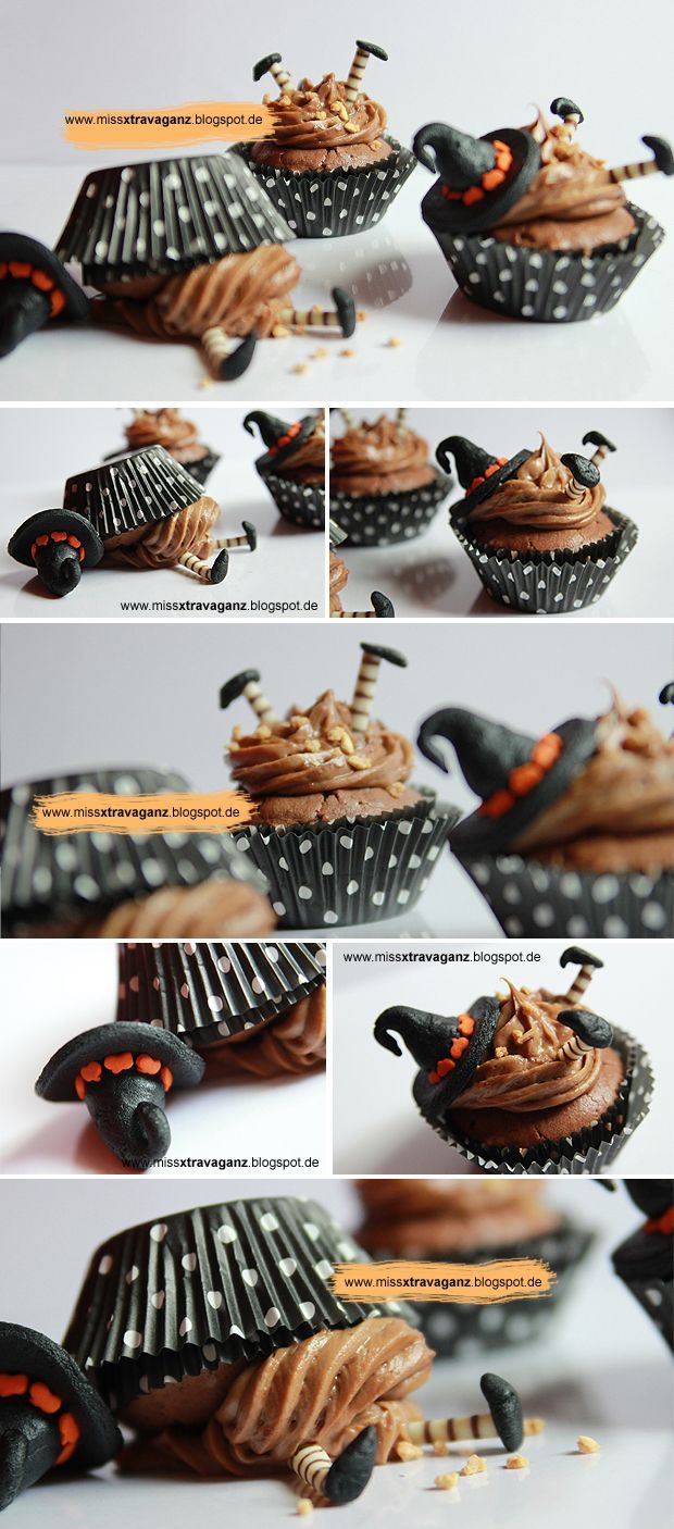 ! Miss von Xtravaganz !: [Cupcakes] Bewitched – Hexige Halloween Cupcakes