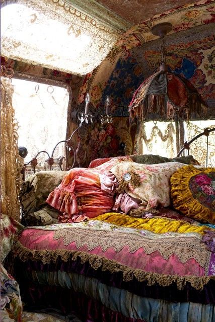 my mom is romanian gypsy. i remember as a child having blankets and things like this all over our house. that was before my