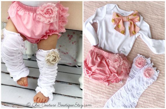 Newborn Baby Girl Coming Home Outfit Set of by ChicCoutureBoutique
