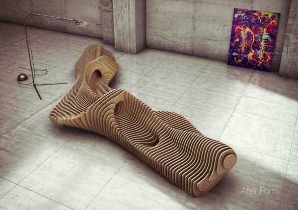 Parametric Bench – Interior Design by Oleg Soroko