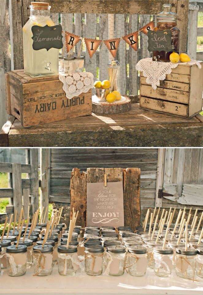 Rustic Wedding Party Ideas | Photo 1 of 7 | Catch My Party