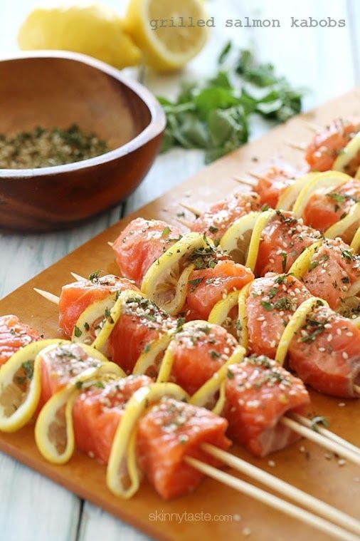 Salmon Skewers