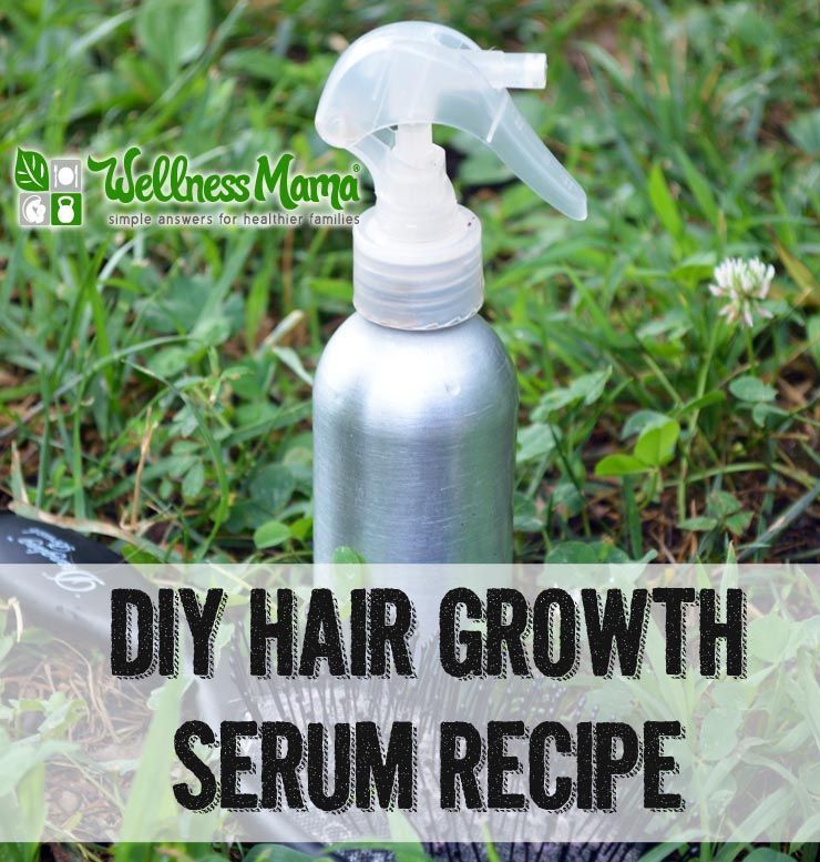 This natural hair growth serum combines herbs like nettle and horsetail with aloe vera gel and essential oils of lavender,