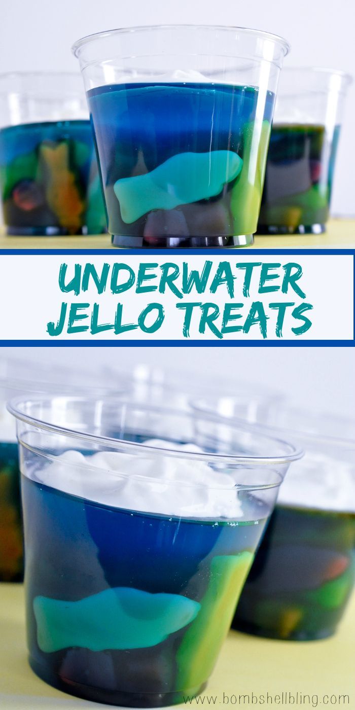 Underwater Jello Treats – Fun recipe idea to make with kids!