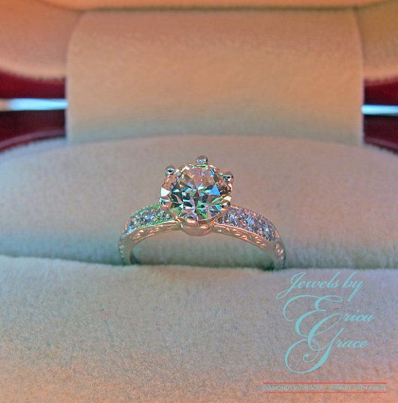 Vintage Tiffany  Co Platinum Engagement Oh my this is MY RING!!