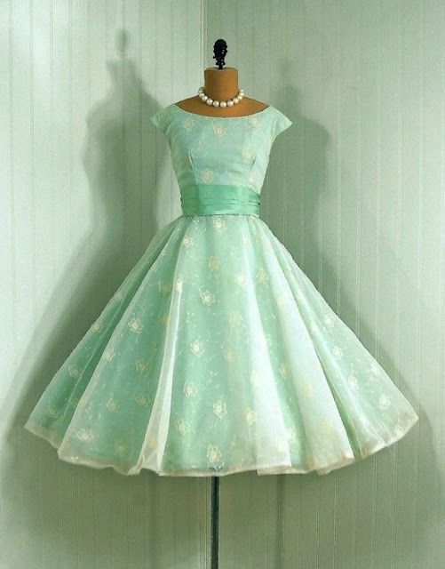 1950s special occasion dress.