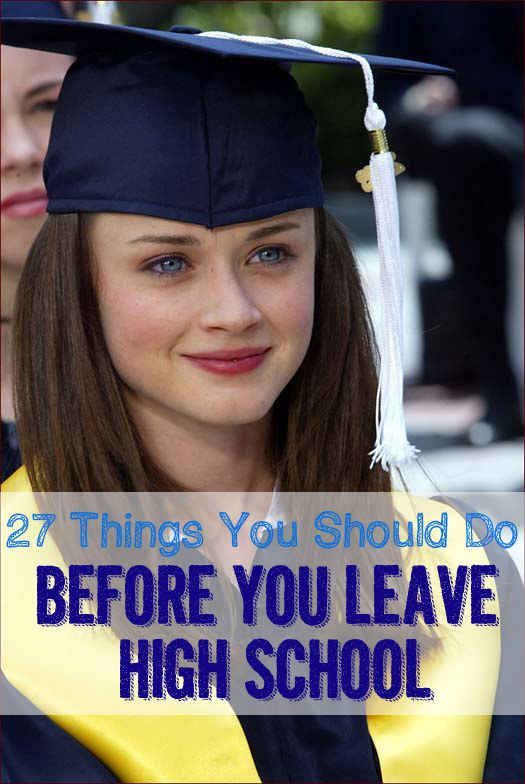27 Things You Should Do Before You Leave High School – we should totally make a romufflin time capsule, or at least for us three!