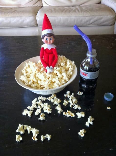 31 of the best “elf on the shelf” ideas, need to do this friday for movie night!