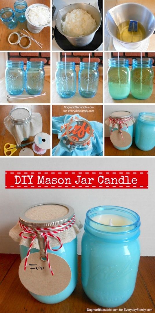 DIY Mason Jar Candles -   35 Easy DIY Gift Ideas