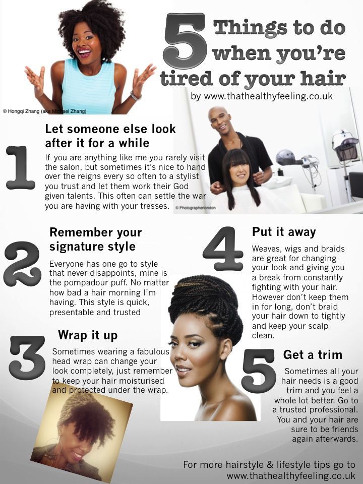 5 things to do when youre tired of your hair