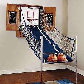basketball bedspread | Decorating a Sporty Themed Room | Interior Decorating Tips