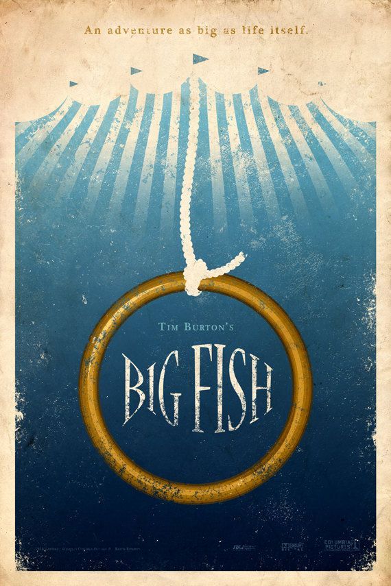 Big Fish 24×36 Movie Poster. $45.00, via Etsy.