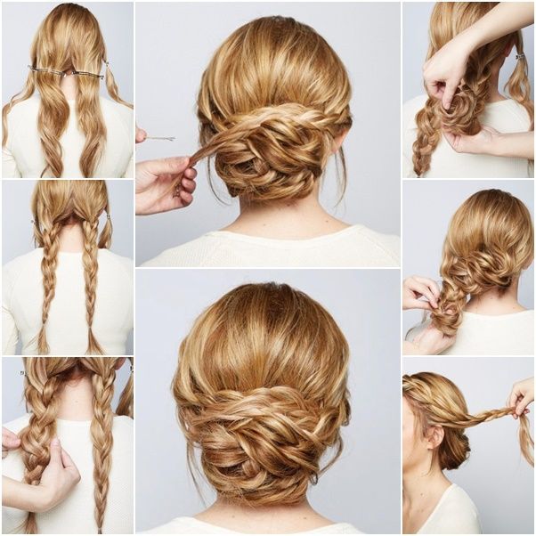 Braided Chignon Hairstyle