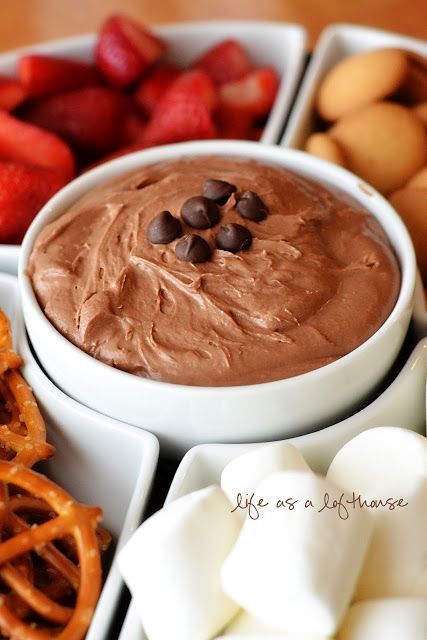 Brownie Batter Dip – from my cousins crazy successful food blog, Life In The Lofthouse