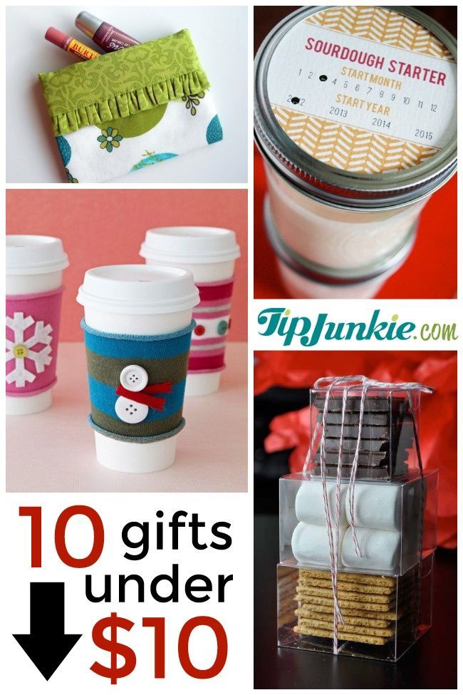 Cheap presents for Christmas under $10 to make that are useful and cool homemade gifts.