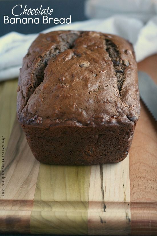 Chocolate Banana Bread from Jens Favorite Cookies – this bread changed my life, its that good!  I recommend serving with peanut