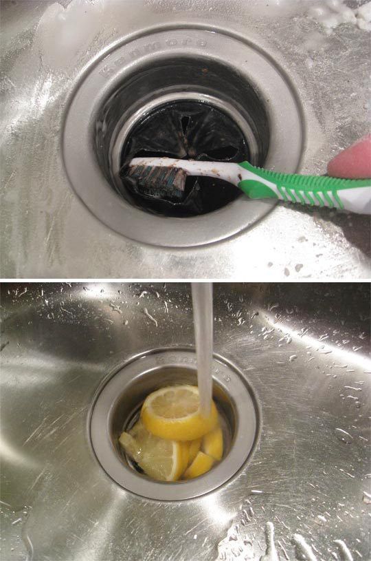 Clean your sink drain. | 33 Meticulous Cleaning Tricks For The OCD Person Inside You