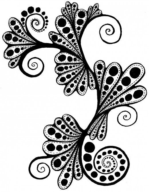 Cool Patterns and Designs to Draw | Paisley & Fairies