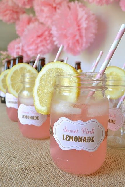 Cowgirl birthday party ideas  cute drink idea for the adults. @stephanie I have about 50 of these jars and the straws were on