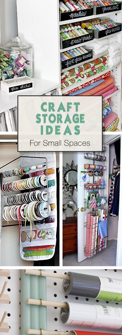 Craft Storage Ideas for Small Spaces • Ideas, projects and tutorials!