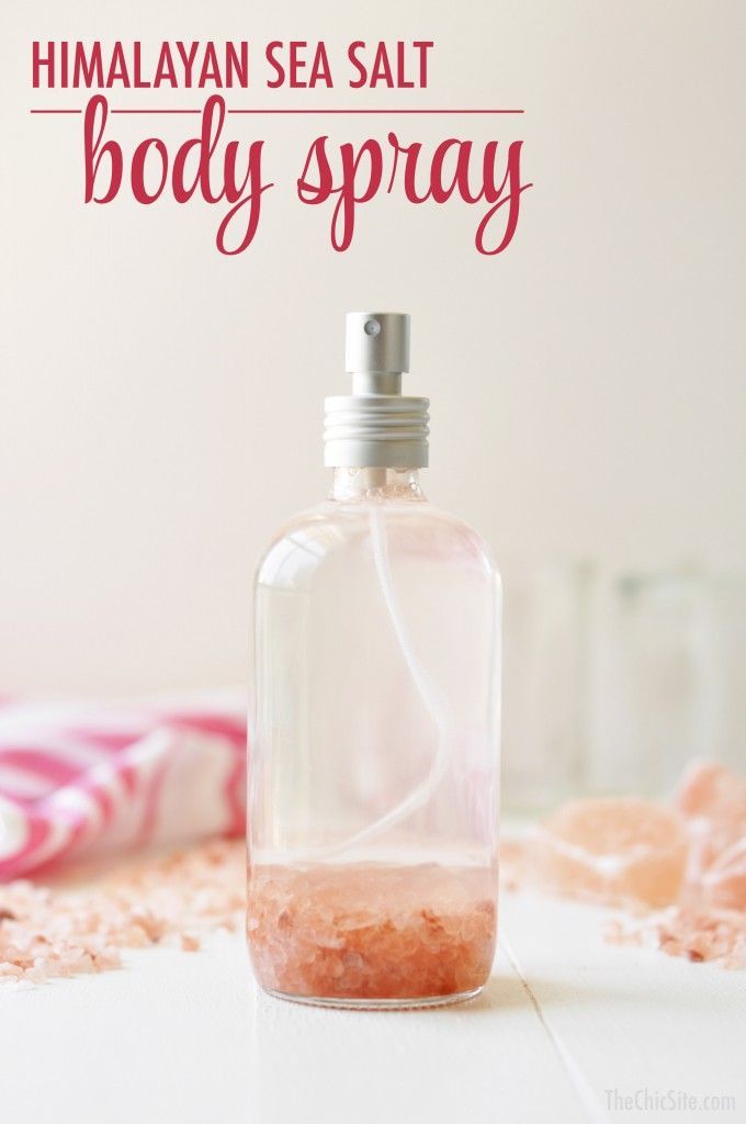DIY Himalayan Sea Salt Body Spray ~ This is a great anytime refreshing spray that is deodorizing! Using Himalayan Salt, Vodka and
