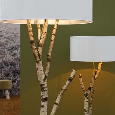 DIY: Tree Branch Lamp