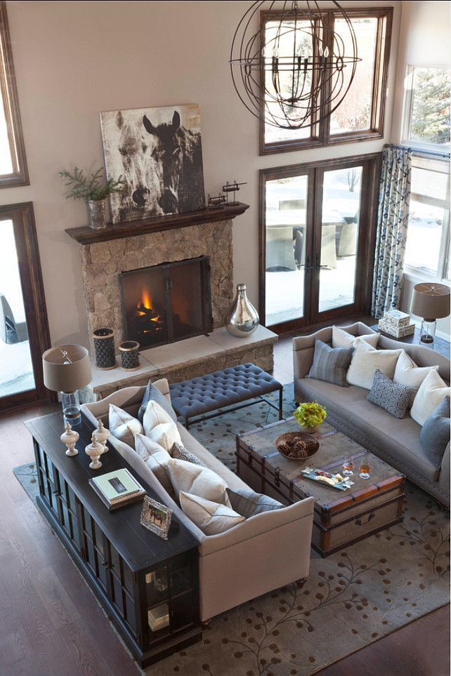 Furniture Layout. Great Living Room Furniture Layout. #FurnitureLayout Ashley Campbell Interior Design