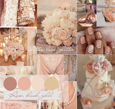 gorgeous dusty rose and champagne wedding inspiration. Check out the blog! (EXACTLY THE COLORS I WANT!)