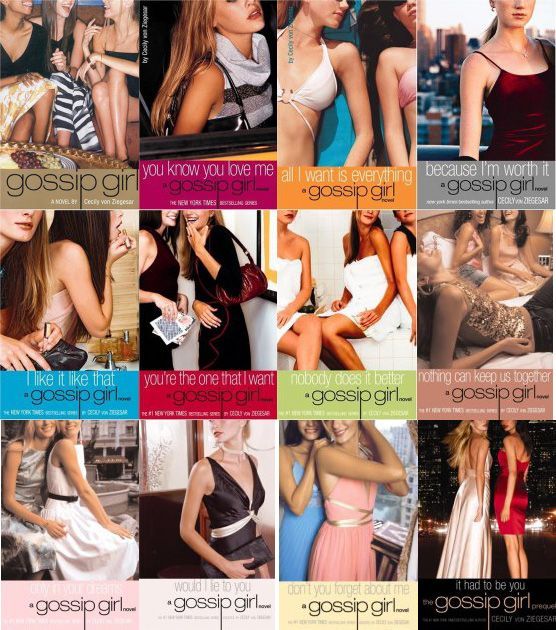 Gossip girl book series, i wonder how much different the books are compared to the show