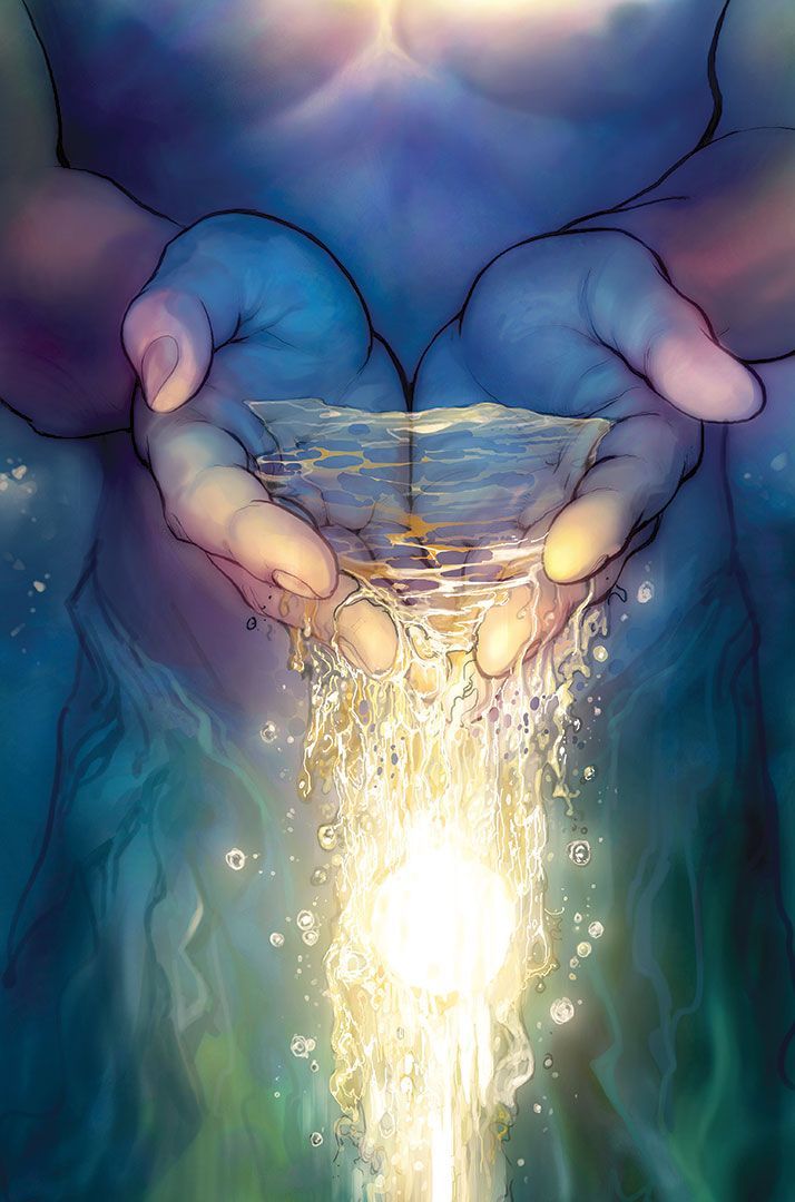 Hold the light in your hands and let it flow to the world.  WE ARE MAGNETS FOR MIRACLES.  Love and Light