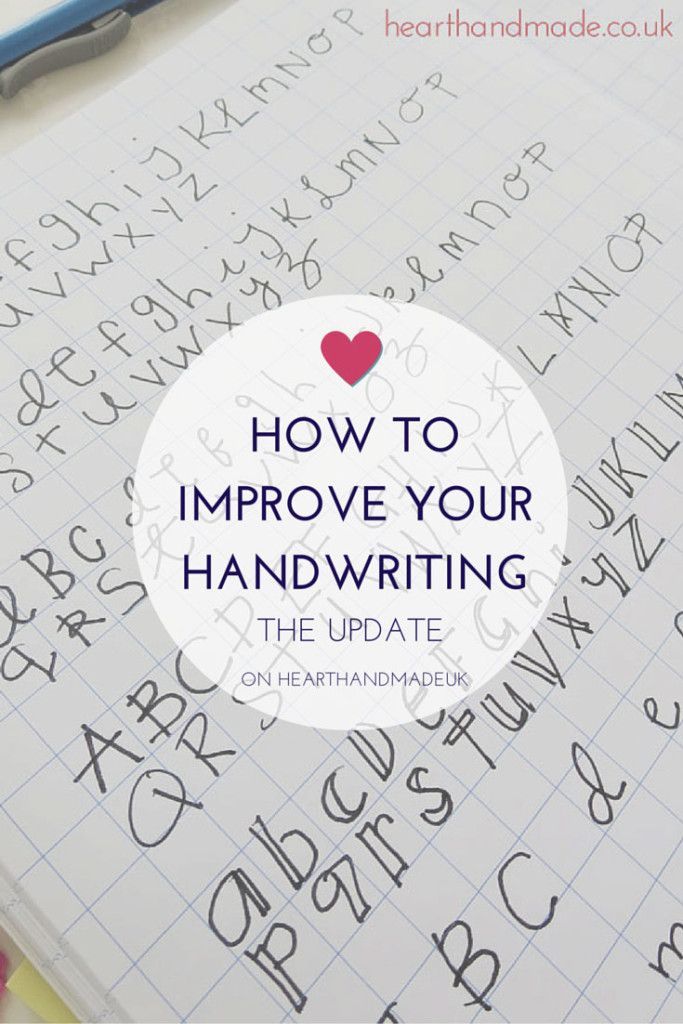How To Improve Your Handwriting – in the post you get advice on how to easily improve your handwriting, links to handwriting