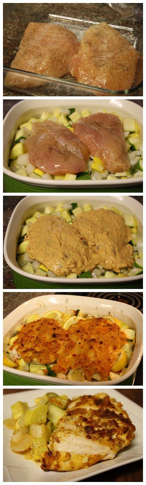 Hummus Crusted Chicken–weve done this with fresh roasted red pepper hummus without the veggies….we are definitely going to try