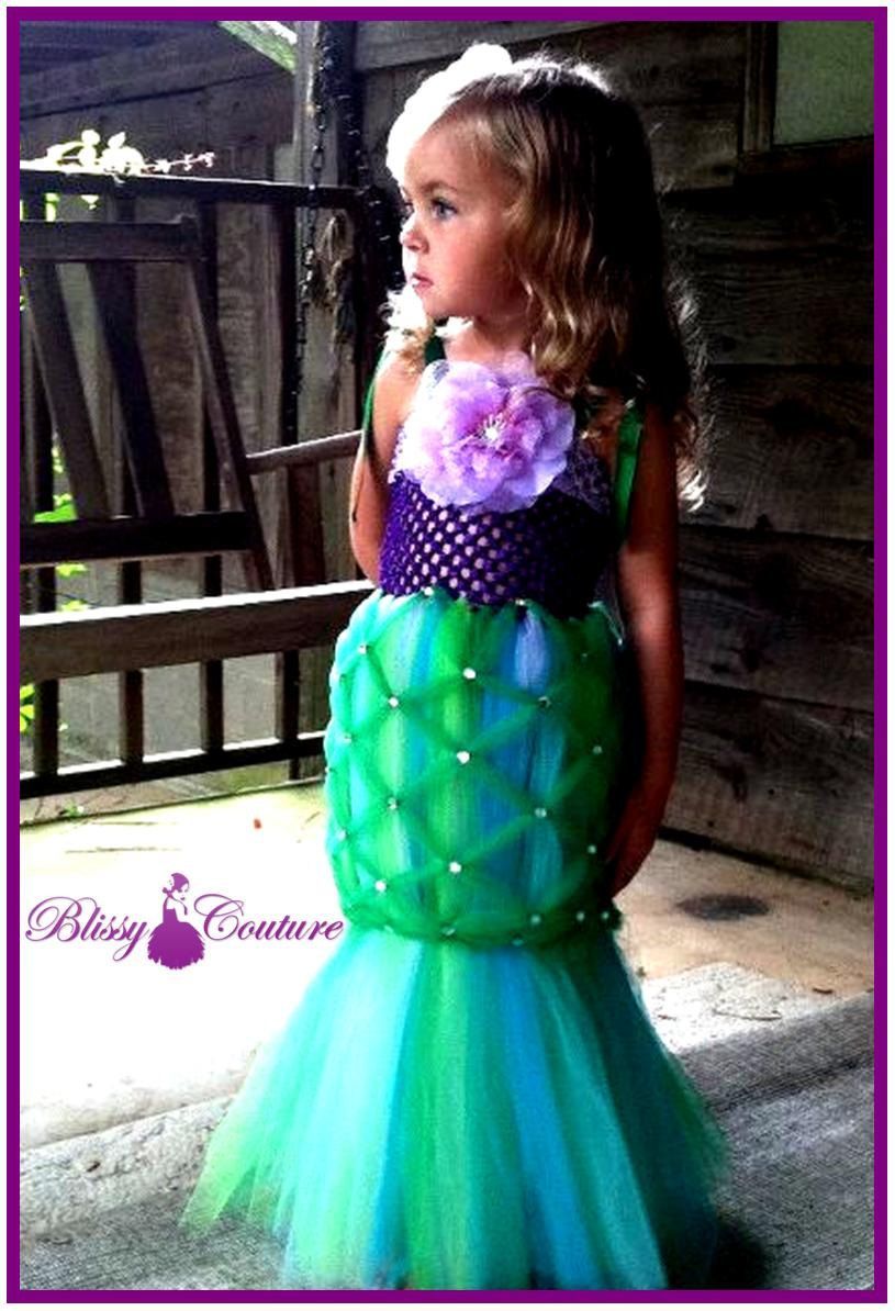 I love this Little Mermaid Tutu Halloween Costume.