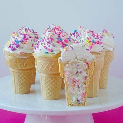 Ice cream cone cupcakes was a great memory for me. My mom would make them for me to take to school on my birthday and just