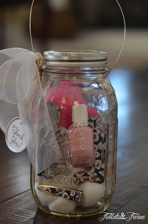 If you dont have time to take your team out for manicures, try a Pamper Jar! Fill it with things personalized to each Team Member.