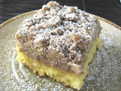 If yu like Starbucks coffee cake……. Sooooo yummy and easy! It starts with a box of yellow cake mix.