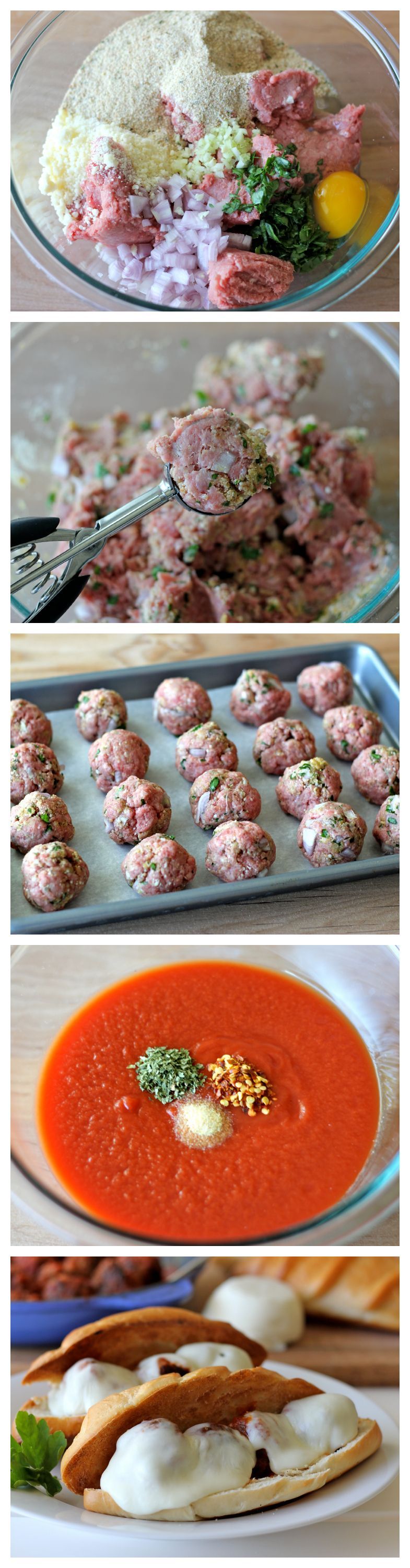 Italian Meatball Sandwiches – The best meatball sub that you can make right at home with an easy homemade marinara!