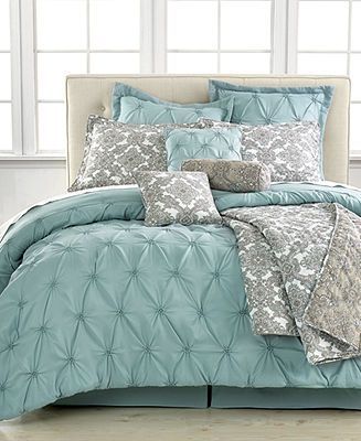 Jasmine Blue 10 Piece Full Comforter Set – Bed in a Bag – Bed s   FINALLY FOUND MY BED SPREAD