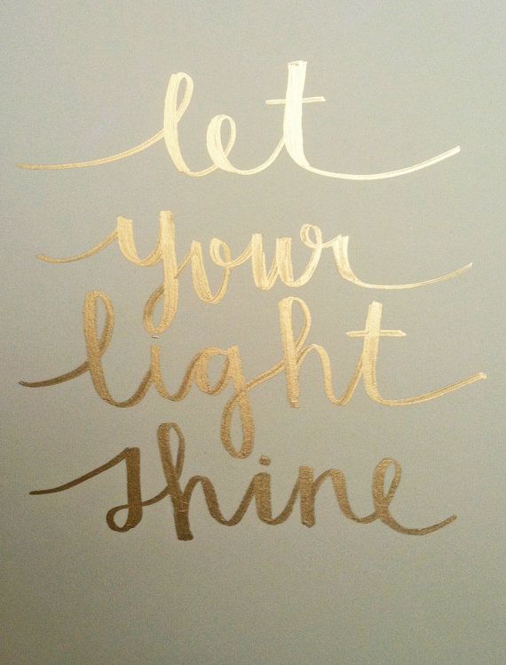 Let Your Light Shine 8.5 x 11 cream cardstock by EvelynHenson