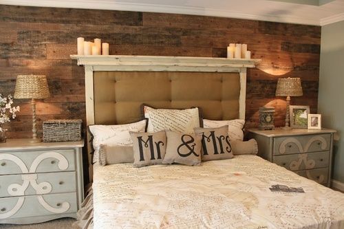 love the idea of a different wall color behind a big headboard – maybe a pop of color in an otherwise neutral room. and in love