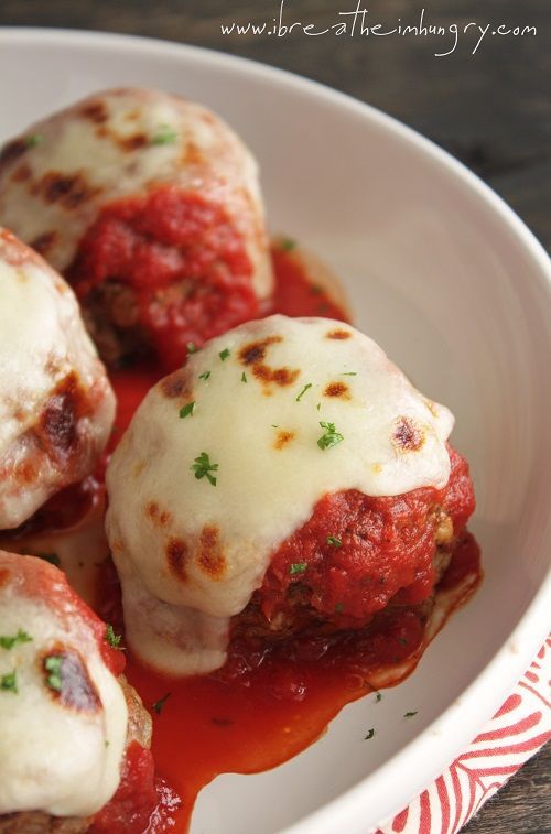 low carb meatballs parmigiana – my new favorite dinner!  2.5g net carbs!