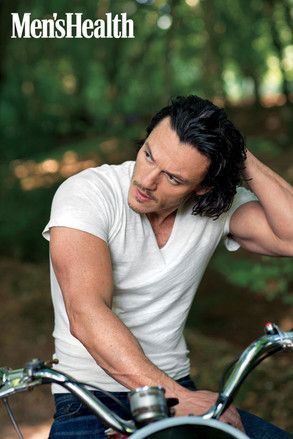 Luke Evans, Mens Health – Oh dear there are so many reasons to get excited about the new Hobbit movie.