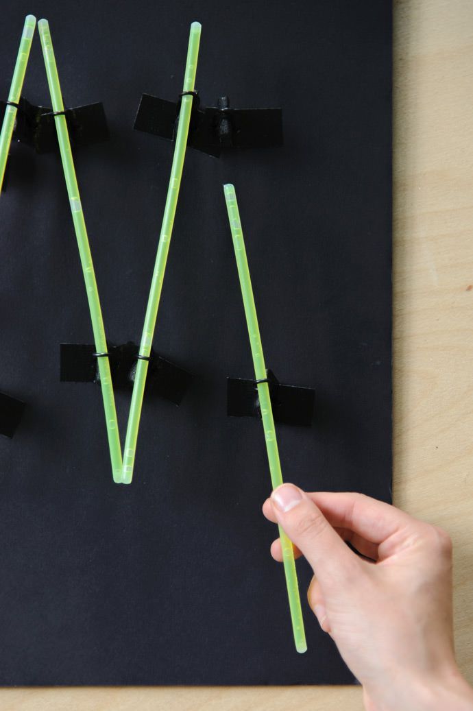 Make A Neon Sign With Glow Sticks | Handmade Charlotte